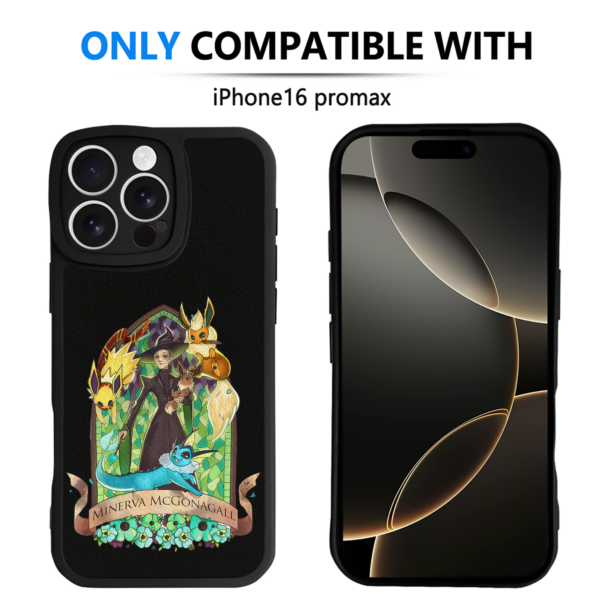 （画像用） Harry Potter ハリー・ポッターシリーズ 【iPhone 16シリーズ対応】シリコンスマホケース（レザー調） 材質：シリコン